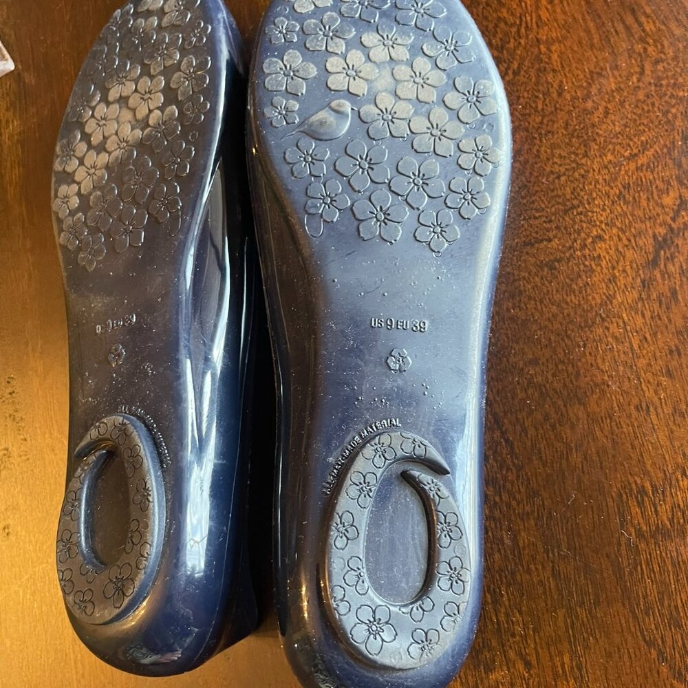 Oka-B Taylor Ballet Flats Navy Blue Size 9 - Picture 7 of 9